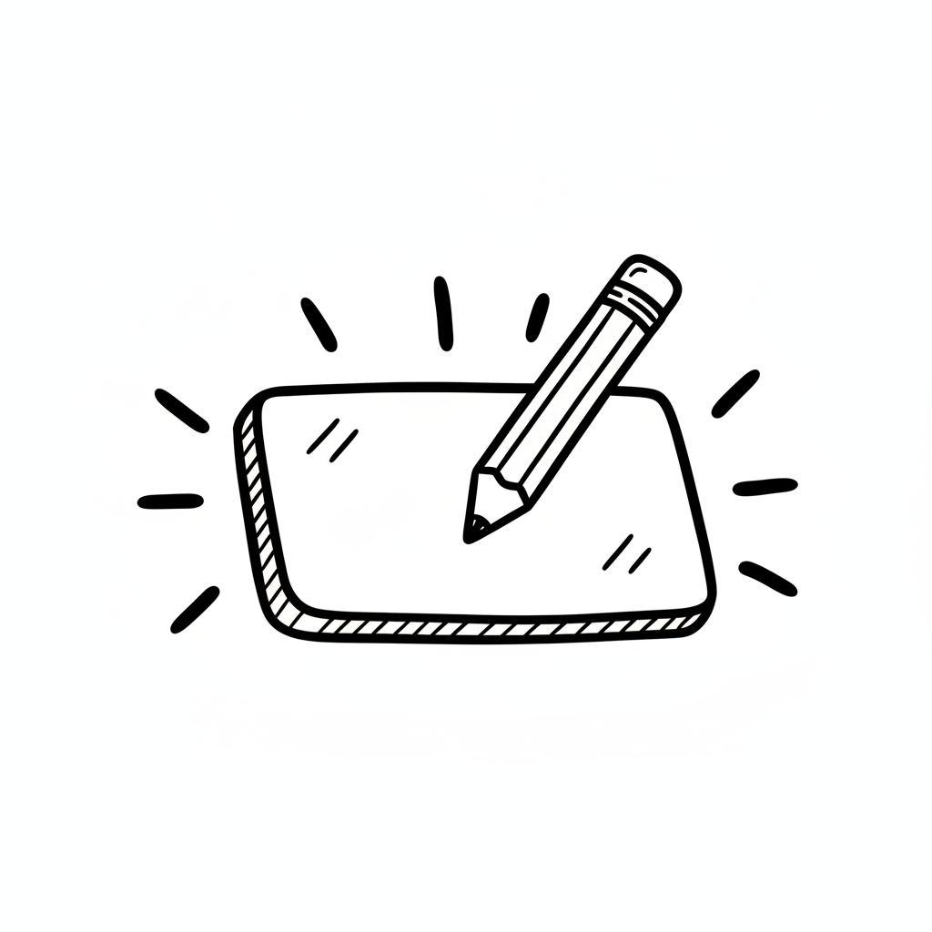 content-creation doodle